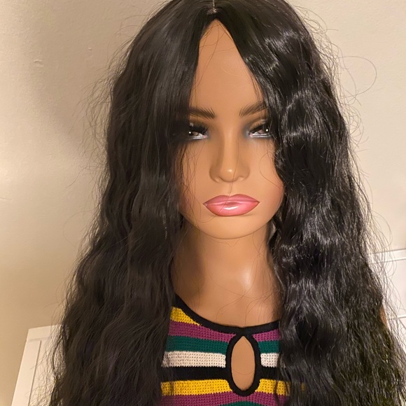 black crimp wig - Picture 2 of 6